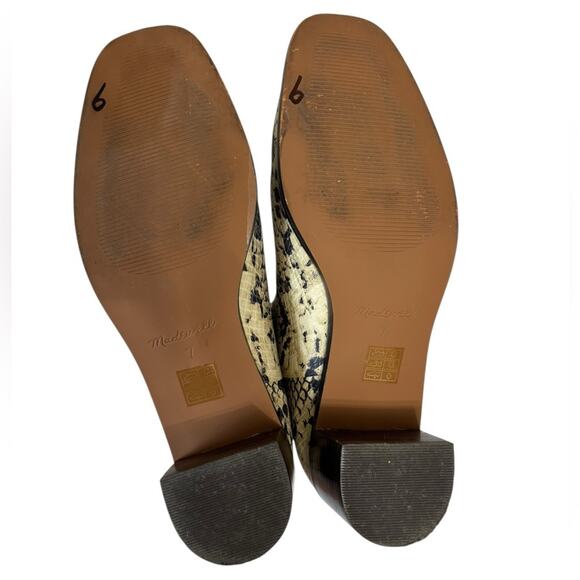 Madewell The Essex Ankle Boot in Snake Print - Size 7 - Picture 8 of 11